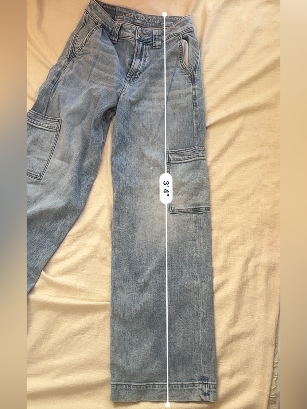 American Eagle Outfitters light blue denim jeans - Picture 7 of 7